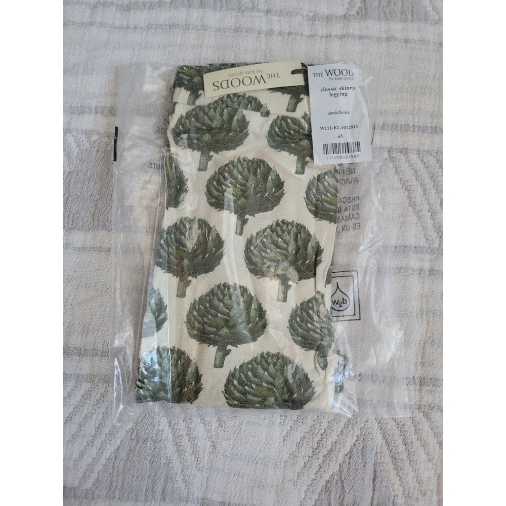 Kate Quinn Skinny Leggings Artichoke Beechwood Modal 6Y NIB